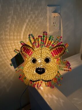 Baby Beadworx Lion Nursery Plug-in Light - NWT